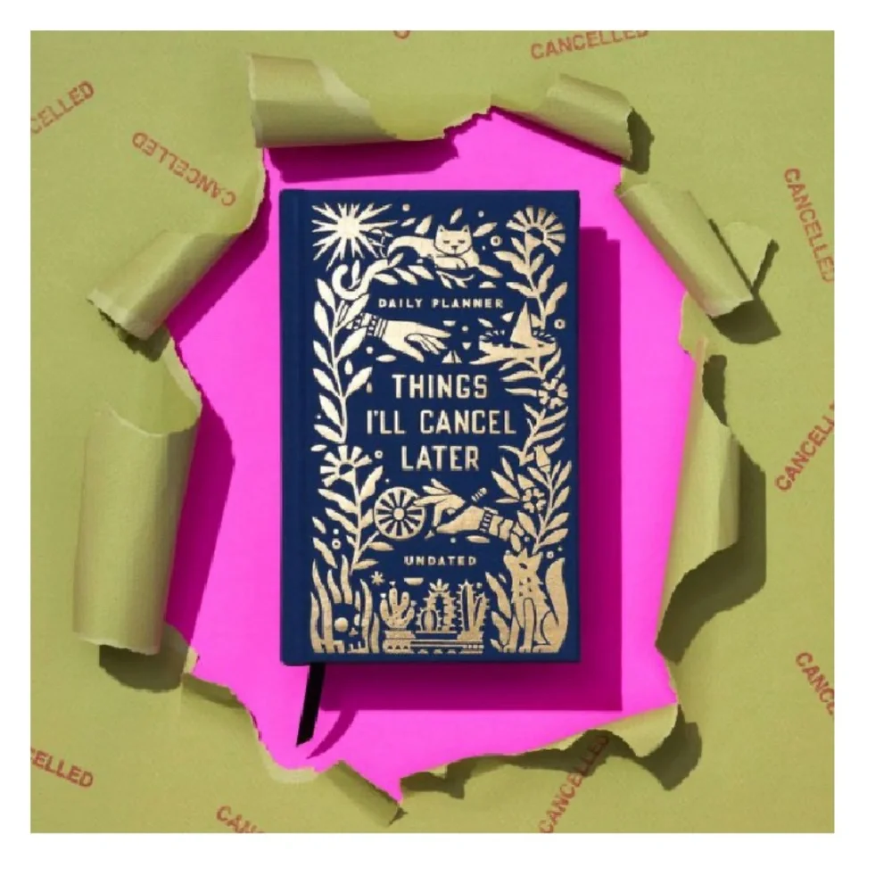 Galison Things I'll Cancel Later Undated Mini Planner